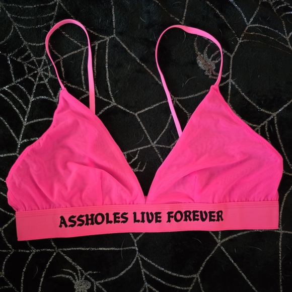 Vibrant Pink Statement Bralette - Picture 1 of 5